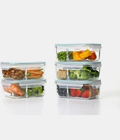 Glass Meal-Prep Containers
