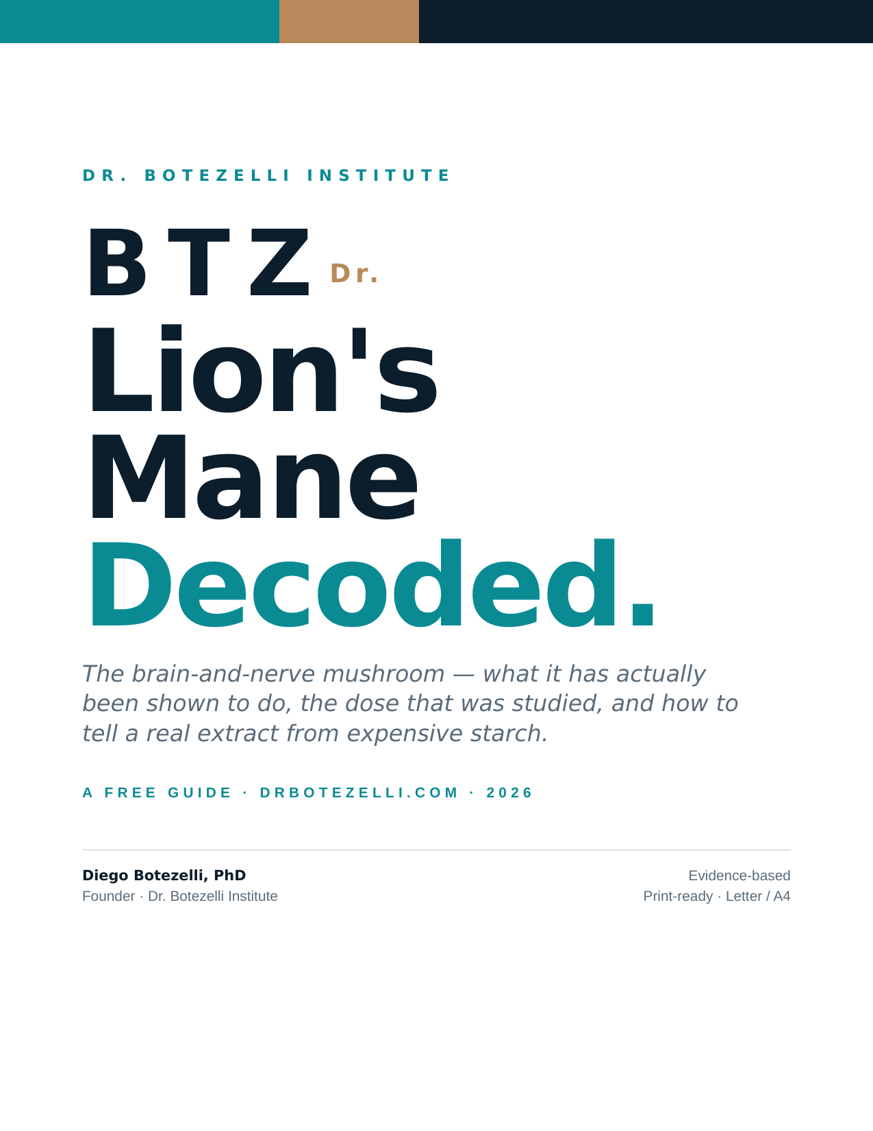 Lion's Mane Decoded